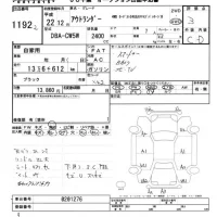 Mitsubishi OUTLANDER лот № 1192 оценка 3  с аукциона в Японии 5