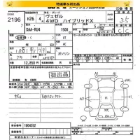 Honda VEZEL лот № 2196 оценка 3.5  с аукциона в Японии 8