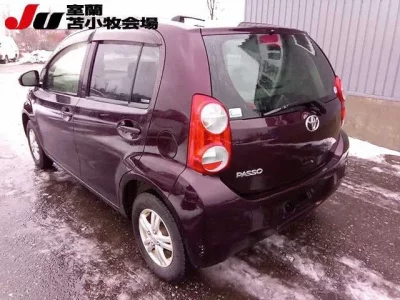 Toyota PASSO  с аукциона в Японии