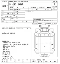 Nissan UD SERIES лот № 3057 оценка 3  с аукциона в Японии 9