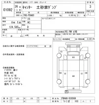 Mitsubishi CANTER лот № 1092 оценка 3  с аукциона в Японии 10