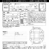 Honda STEP WAGON лот № 8327 оценка R  с аукциона в Японии 9