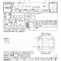 Daihatsu MIRA лот № 10036 оценка 3.5  с аукциона в Японии 3