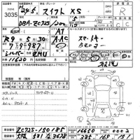Suzuki SWIFT лот № 3035 оценка R  с аукциона в Японии 5