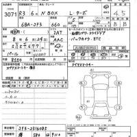 Honda N BOX лот № 3071 оценка 4.5  с аукциона в Японии 5