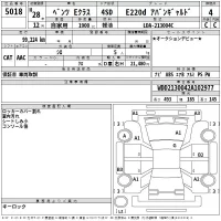 Mercedes-Benz E CLASS лот № 5018 оценка 4  с аукциона в Японии 2
