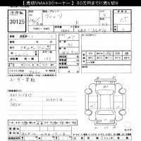 Toyota VITZ лот № 30125 оценка 3.5  с аукциона в Японии 7