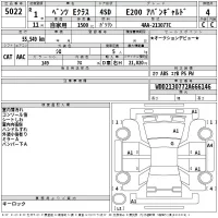 Mercedes-Benz E CLASS лот № 5022 оценка 4  с аукциона в Японии 2