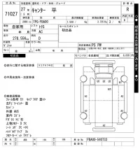 Mitsubishi CANTER лот № 71027 оценка R  с аукциона в Японии 8