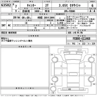 Mitsubishi CANTER лот № 63502 оценка 6  с аукциона в Японии 2