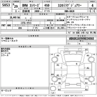 BMW 3-Series лот № 5053 оценка 4  с аукциона в Японии 2