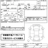 Mazda AZ WAGON лот № 1069 оценка   с аукциона в Японии 2