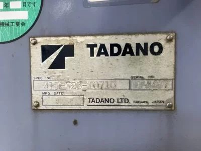 TADANO CRANE