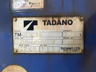 TADANO CRANE