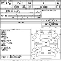 Toyota VITZ лот № 80510 оценка RA  с аукциона в Японии 2