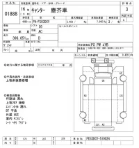 Mitsubishi CANTER лот № 1888 оценка 3  с аукциона в Японии 4