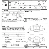 Suzuki JIMNY лот № 1147 оценка 3  с аукциона в Японии 9