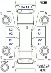 Honda FREED лот № 26004 оценка 3.5  с аукциона в Японии 9