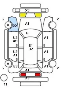 Subaru LEGACY OUTBACK лот № 10544 оценка 3.5  с аукциона в Японии 9