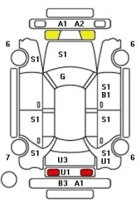 Toyota COROLLA AXIO лот № 25016 оценка 3.5  с аукциона в Японии 11