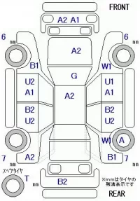Subaru LEGACY OUTBACK лот № 10190 оценка 3.5  с аукциона в Японии 11