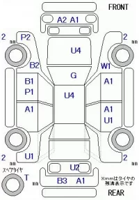 Nissan MURANO лот № 29018 оценка R  с аукциона в Японии 2