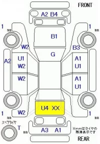 Honda STEP WAGON лот № 19069 оценка R  с аукциона в Японии 2