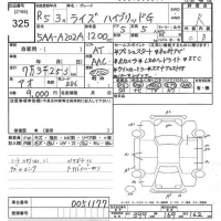 Toyota RAIZE лот № 325 оценка R  с аукциона в Японии 10
