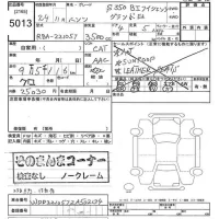 Mercedes-Benz S CLASS лот № 5013 оценка   с аукциона в Японии 9