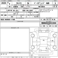 Suzuki FRONX лот № 2020 оценка 5  с аукциона в Японии 2