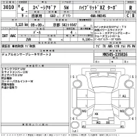 Suzuki SPACIA GEAR лот № 3010 оценка R  с аукциона в Японии 2