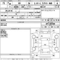 Subaru XV лот № 71 оценка 4  с аукциона в Японии 2