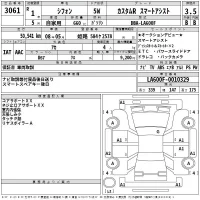 Subaru CHIFFON лот № 3061 оценка 3.5  с аукциона в Японии 2