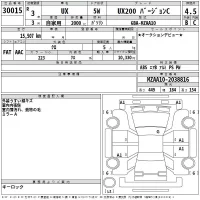 Lexus UX лот № 30015 оценка 4.5  с аукциона в Японии 2