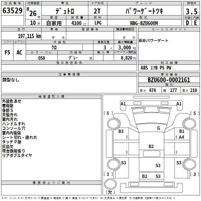 Hino DUTRO  с аукциона в Японии