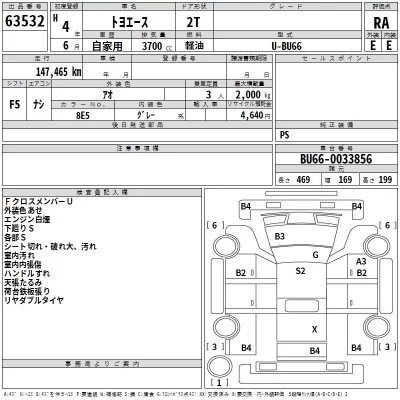Toyota TOYOACE  с аукциона в Японии