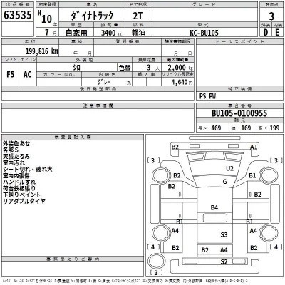 Toyota DYNA  с аукциона в Японии