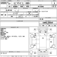 Nissan CIVILIAN лот № 64004 оценка 3  с аукциона в Японии 2