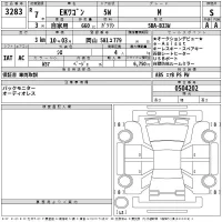 Mitsubishi EK WAGON лот № 3283 оценка S  с аукциона в Японии 2