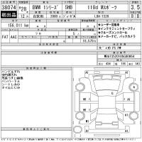 BMW 1-Series лот № 38074 оценка 3.5  с аукциона в Японии 11