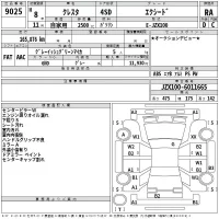 Toyota CRESTA лот № 9025 оценка RA  с аукциона в Японии 2