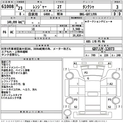 Hino RANGER  с аукциона в Японии