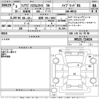 Mazda FLAIR WAGON лот № 30029 оценка RA  с аукциона в Японии 2