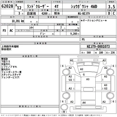 Toyota LAND CRUISER  с аукциона в Японии