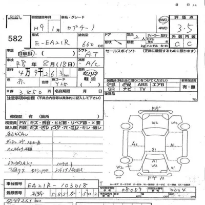 Suzuki CAPTINO  с аукциона в Японии