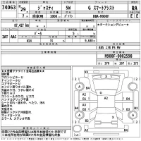 Subaru JUSTY лот № 74063 оценка RA  с аукциона в Японии 2