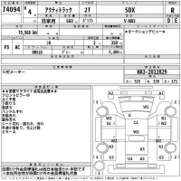 Honda ACTY TRUCK лот № 74094 оценка R  с аукциона в Японии 2