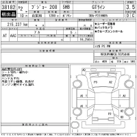 Peugeot 208 лот № 38182 оценка 3.5  с аукциона в Японии 11