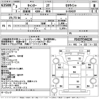 Mitsubishi CANTER лот № 63508 оценка R  с аукциона в Японии 2