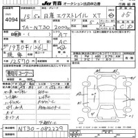 Nissan X-TRAIL лот № 4094 оценка 3.5  с аукциона в Японии 6